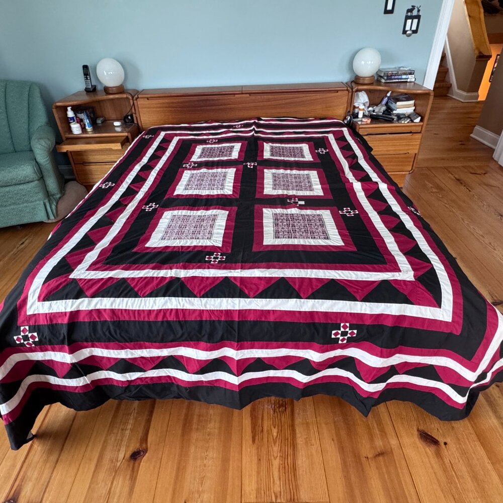 Hmong Bed Cover. 104" x 84"